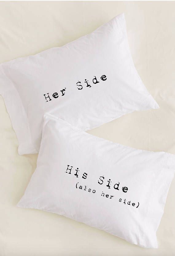 His side her 2024 side pillow cases