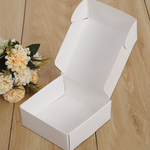 White Flat Top Gift Box : 80mm (10pieces)