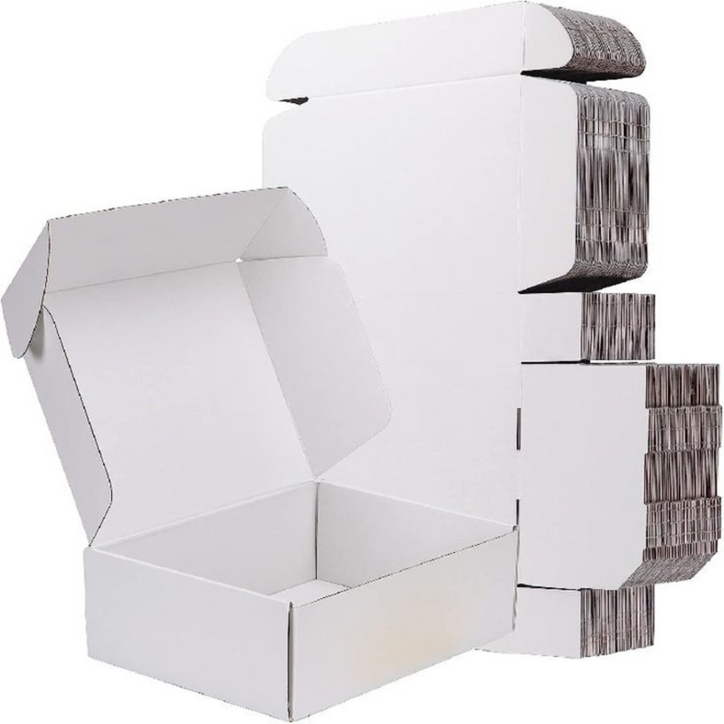 White Flat Top Gift Box : 80mm (10pieces)