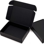 Black Flat Top Gift Box : 80mm (10pieces)