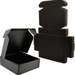 Black Flat Top Gift Box : 80mm (10pieces)