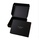 Black Flat Top Gift Box : 80mm (10pieces)