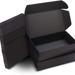 Black Flat Top Gift Box : 110mm (10pieces)