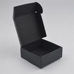 Black Flat Top Gift Box : 80mm (10pieces)