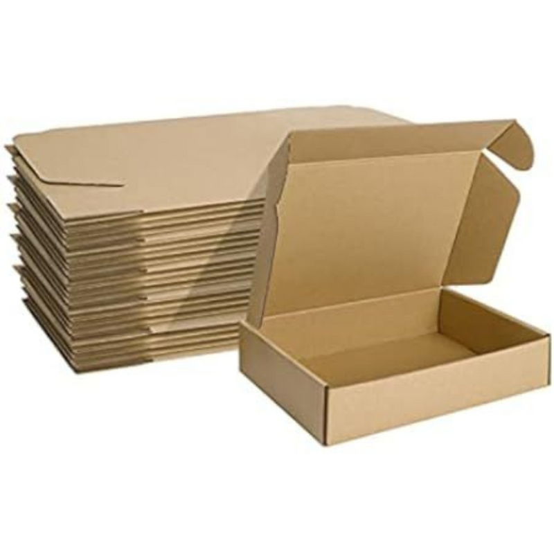 Kraft Flat Top Gift Box : 110mm (10pieces)