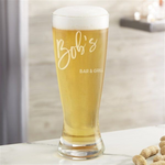 Engraved Beer Glass