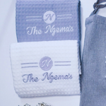 Personalised Wicker weave Towel Set (Kitchen Towels)