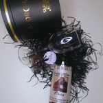 Personalised Wine ,Personalised Wine Glass & Biltong Box