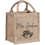 Personalised Midi Jute Bag