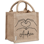 Personalised Mini Jute Gift Bag