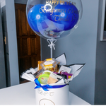 Personalised Snack Hamper with Balloon