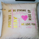 Personalised Scatter Cushion : Sympathy Gift