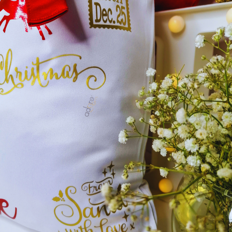 Personalised Santa Christmas Bag