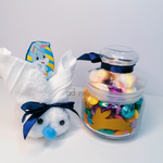 Personalised Easter Jar and Face Towel Easter Bunny