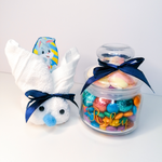 Personalised Easter Jar and Face Towel Easter Bunny