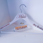 Personalised Coat Hanger and Glass set