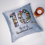 Photo Collage Scatter cushion(numbers)