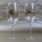 Personalised Wine Glass